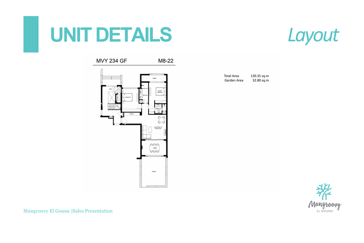 Apartment with Private Garden &Pool view - 11